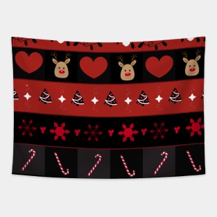 Ugly christmas sweet pattern Tapestry