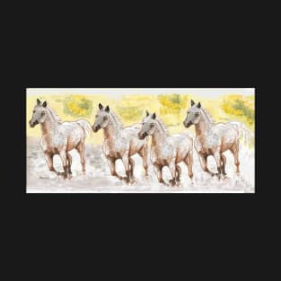 Speckled Horses Racing T-Shirt