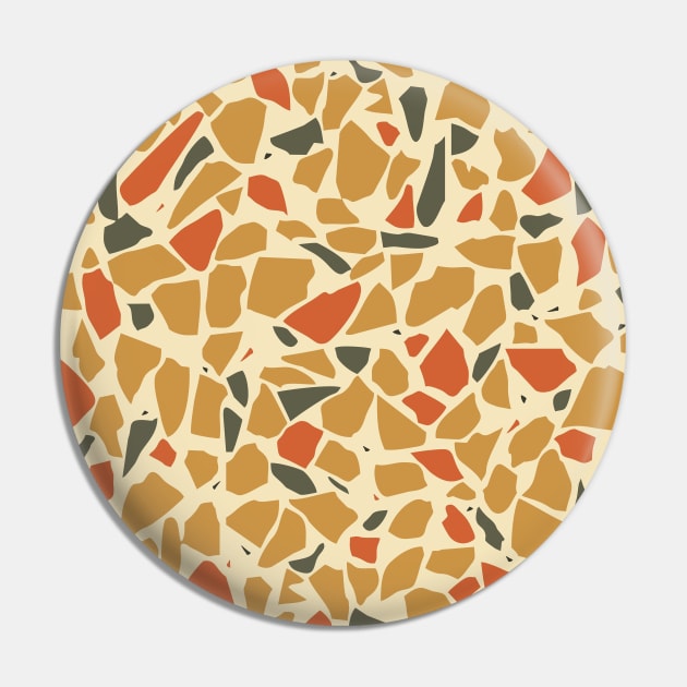 Terrazzo pattern Pin by lents