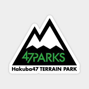 Hakuba47, 47 Park, Hakuba Valley, Japan Japow Ski Resort - Snowboard Decal Magnet