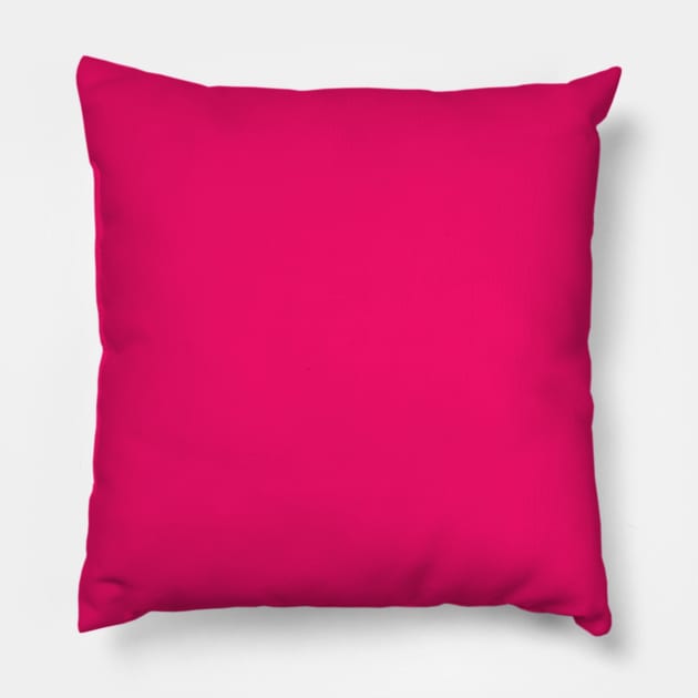 Solid Love Red Monochrome Minimal Design Pillow by HiddenPuppets