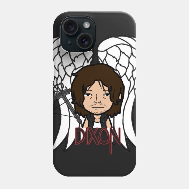 Daryl DIon Wings Phone Case by Winchestered