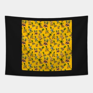 Pineapple Skater Tapestry