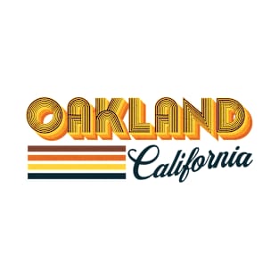 Oakland California Retro-Style T-Shirt