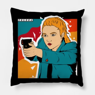 yelena - Favorite female superhero Pillow