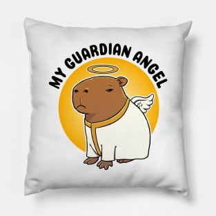 My Guardian Angel Capybara Angel Pillow