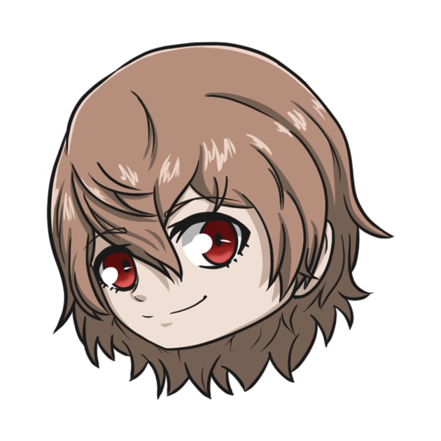 Akechi Chibi Head by AdorableArts