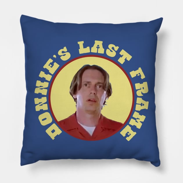 Donnie's Last Frame Big Lebowski Pillow by GIANTSTEPDESIGN