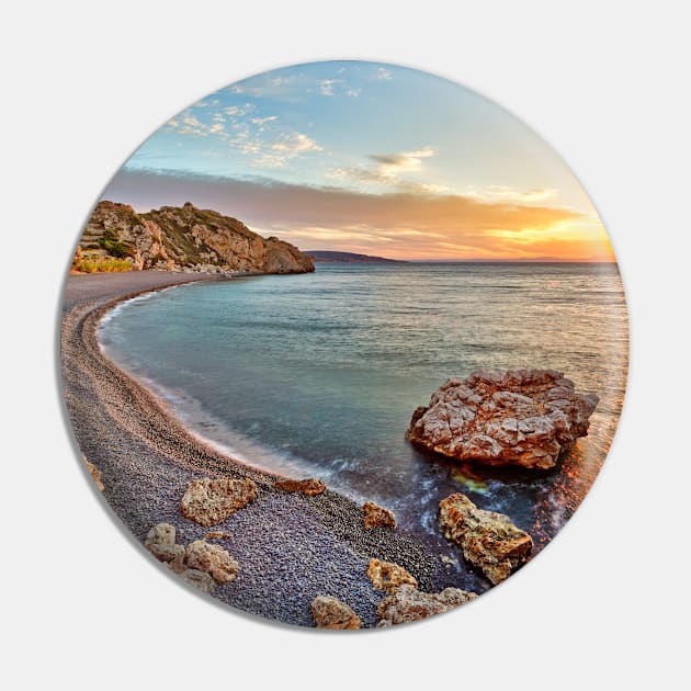 Sunrise at the famous beach Mavra Volia in Chios island, Greece Pin by Constantinos Iliopoulos Photography