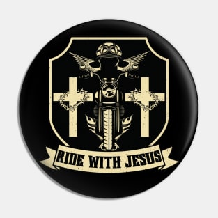 Christian Biker Pin