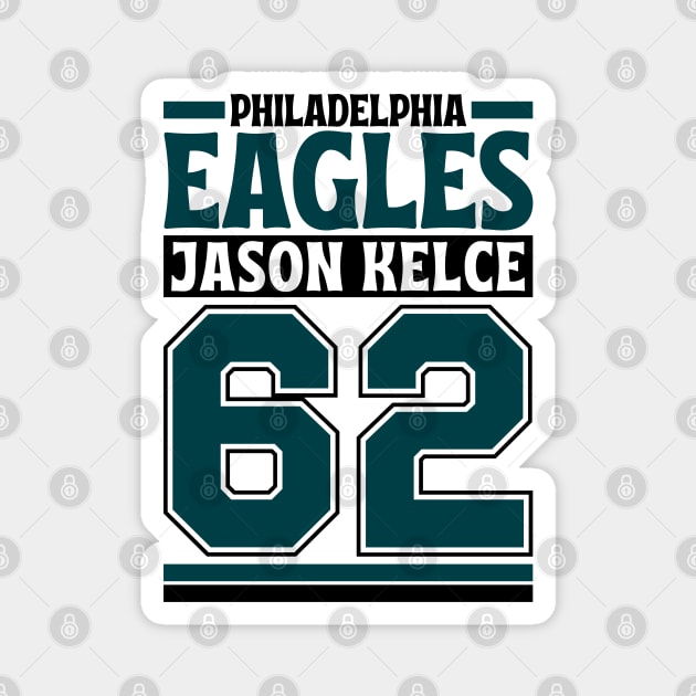 Philadelphia Eagles Jason Kelce 62 American Football Edition 3 Magnet by Astronaut.co