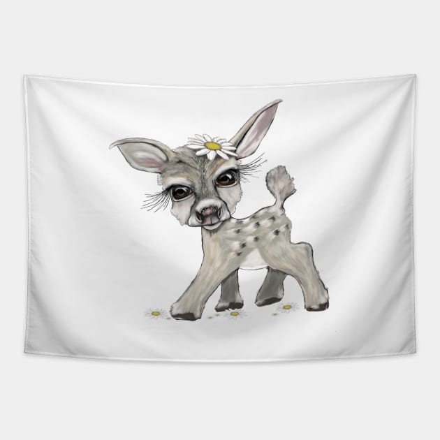 Bambi Dear Tapestry by msmart