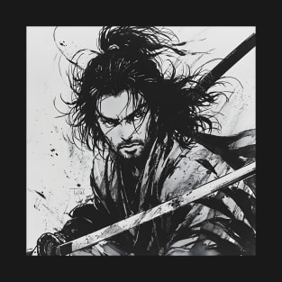 Vagabond Chronicles: Samurai Journeys, Manga Excellence, and Artistic Wonders Unveiled T-Shirt