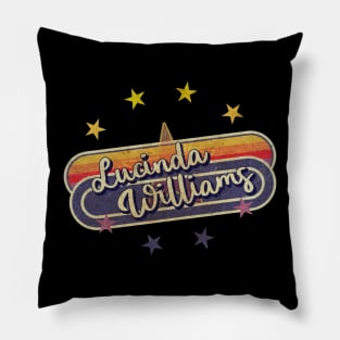 ElaCuteOfficeGirl, Office Girl Vintage Style Lucinda Williams Pillow