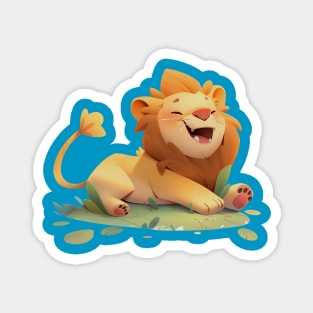 Lionhearted Cuteness Magnet