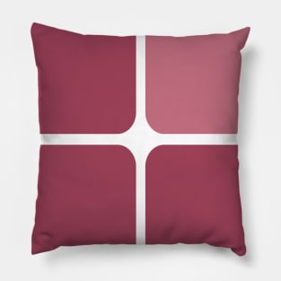 Large Red Tiles Pillow