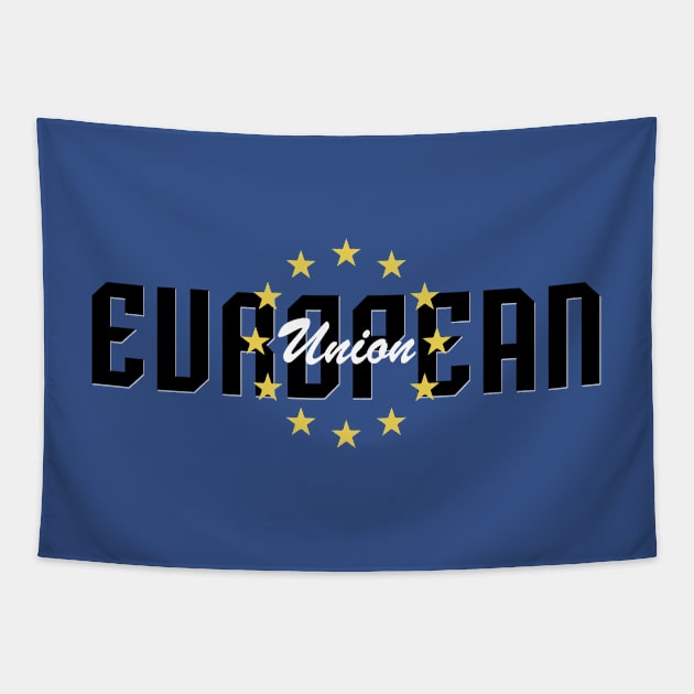 European Union Flag Tapestry by BethsdaleArt