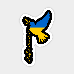 Dove Of Peace I Stand With Ukraine Magnet