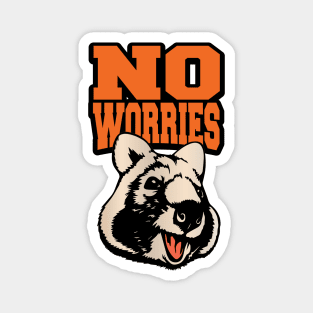 Quokka No Worries iii Magnet