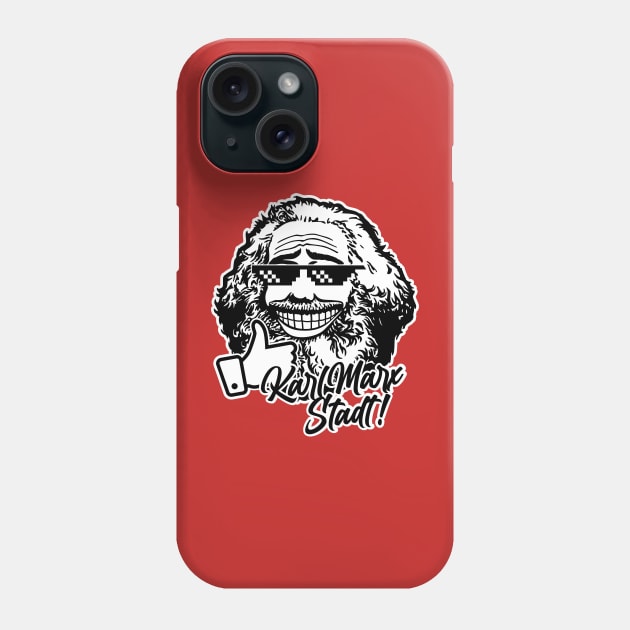 Karl Marx Stadt (two tone) Phone Case by GetThatCar