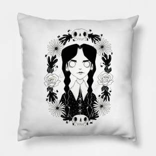 Wednesday Addams Pillow