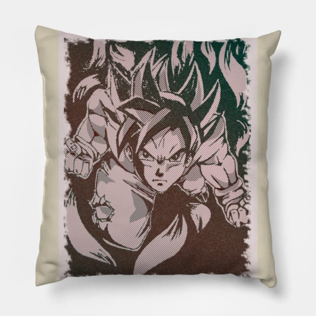 Son Goku warrior z Pillow by Estef Mos Art