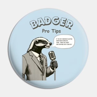 Badger Pro Tips #1 Pin