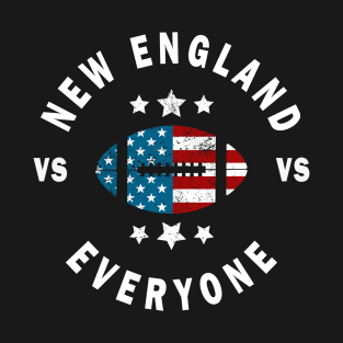 Funny Distressed New England VS Everyone T-Shirt