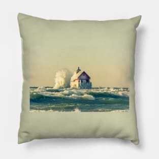 Winter Grand Haven Pillow