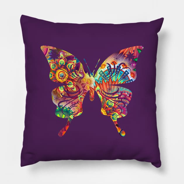 Butterfly Pillow by Sinmara