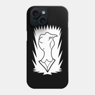 Two-Faced Mannequin-Like Statue Character Phone Case