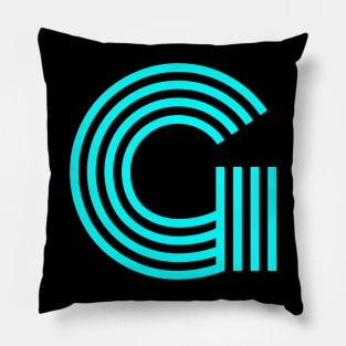 Letter G Letter Art Pillow