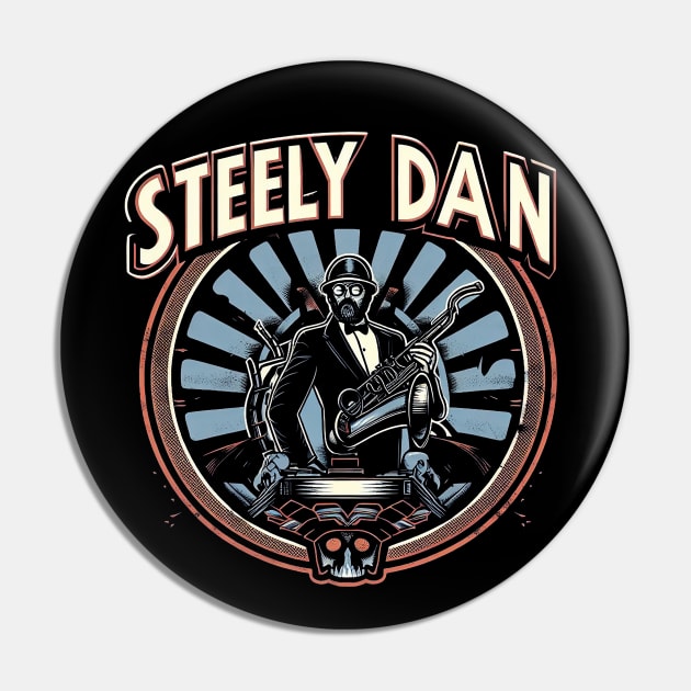 Steely Dan / Original Fan Design Pin by Trendsdk