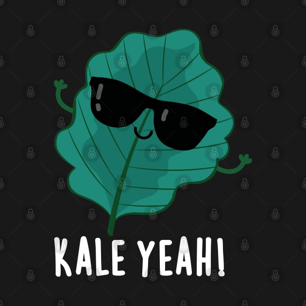 Kale Yeah Cute Veggie PUn by punnybone