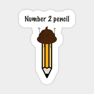 Number 2 Pencil Magnet