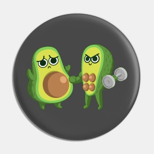 Avocado gym Pin