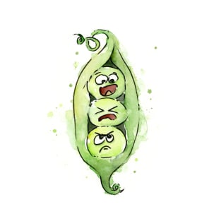 Three Funny Peas in a Pod T-Shirt