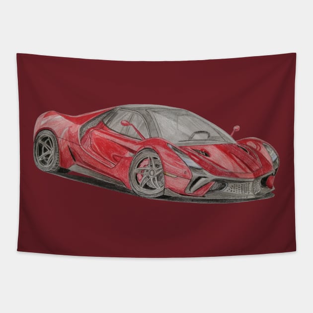 Automobile Tapestry by An.D.L.