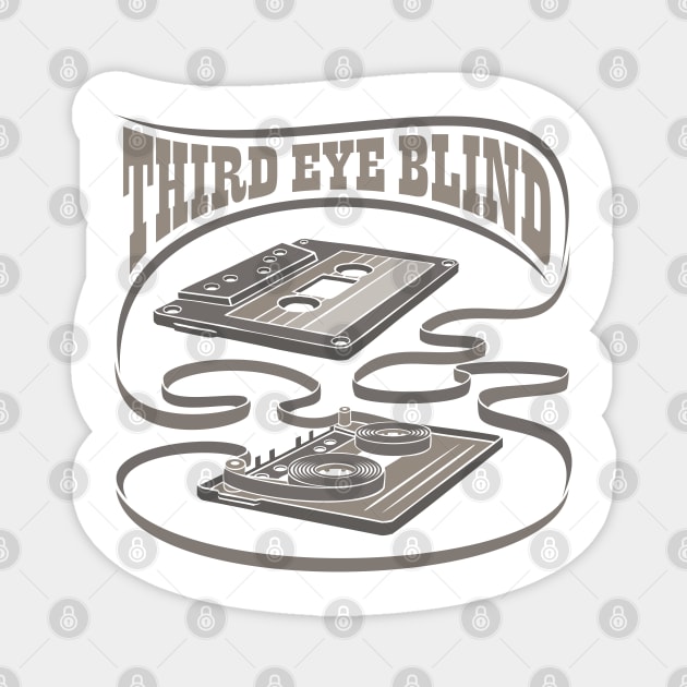 Third Eye Blind Exposed Cassette Magnet by Vector Empire