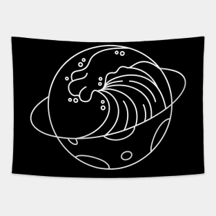 Planet Surfing Tapestry