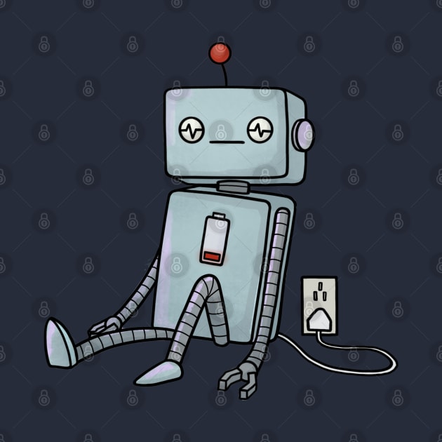 Low battery robot by ballooonfish