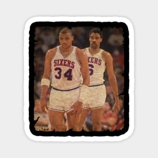 Charles Barkley and Julius Erving Magnet