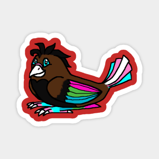 Polysexual Pride Bird Magnet