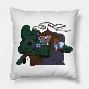 Be Kind Tree House Night Pillow