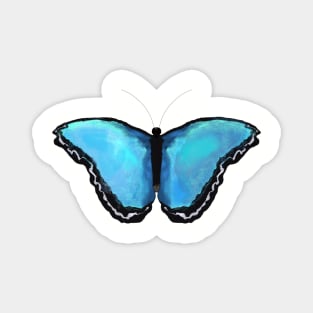 Blue Butterfly Magnet