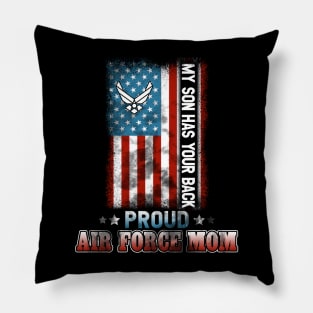 Air Force USAF Women's Proud Mom T-Shirt US Air Force Mom Pillow