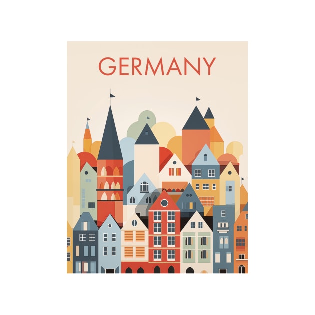 GERMANY by MarkedArtPrints