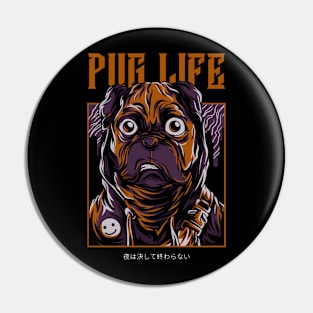 pug life Pin