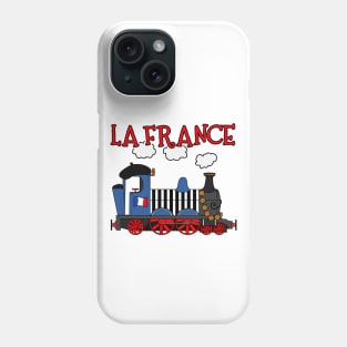 France Steam Train French Flag Phone Case