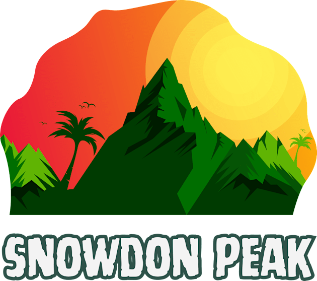 Snowdon Peak Kids T-Shirt by Canada Cities